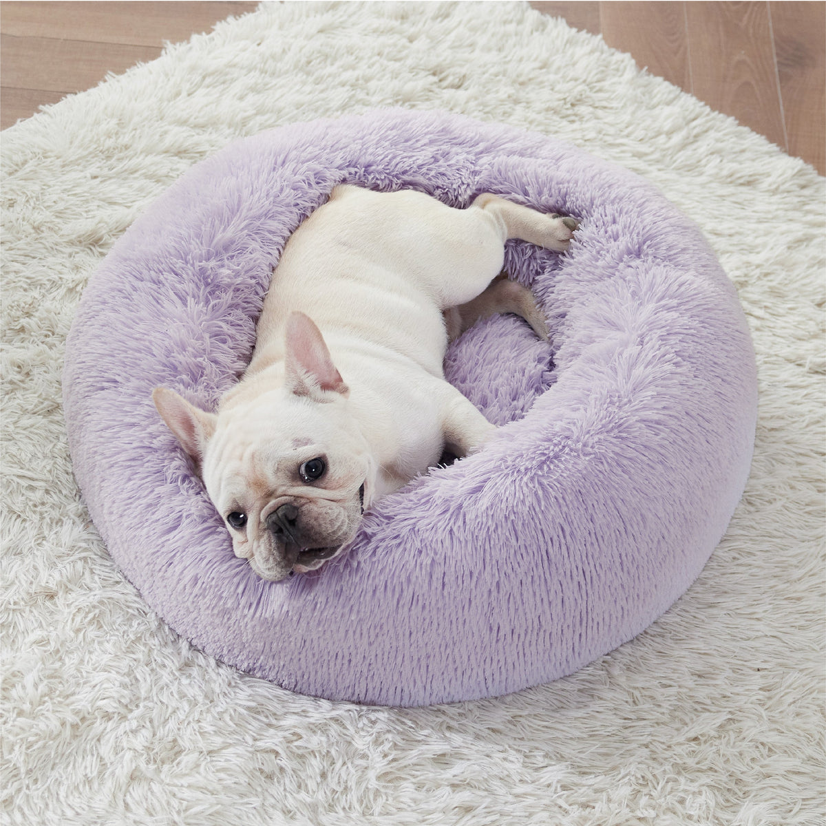 Calming Donut Bed for Dogs and Cats
