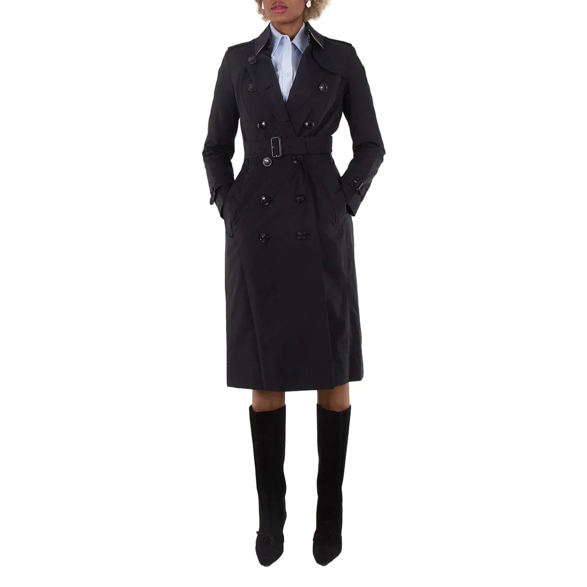 Burberry Slim Fit Long Heritage Chelsea Trench Coat