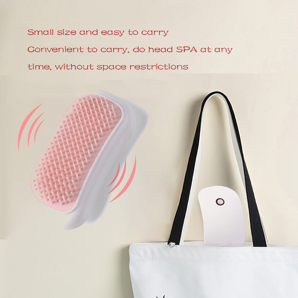Electric Scalp Massager – Battery-Powered Head Massage Brush for Scalp Care
