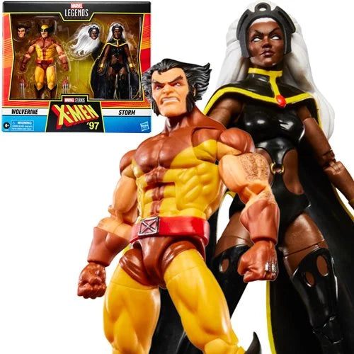 X-Men 97 Marvel Legends Wolverine and Storm 6-Inch Action Figures