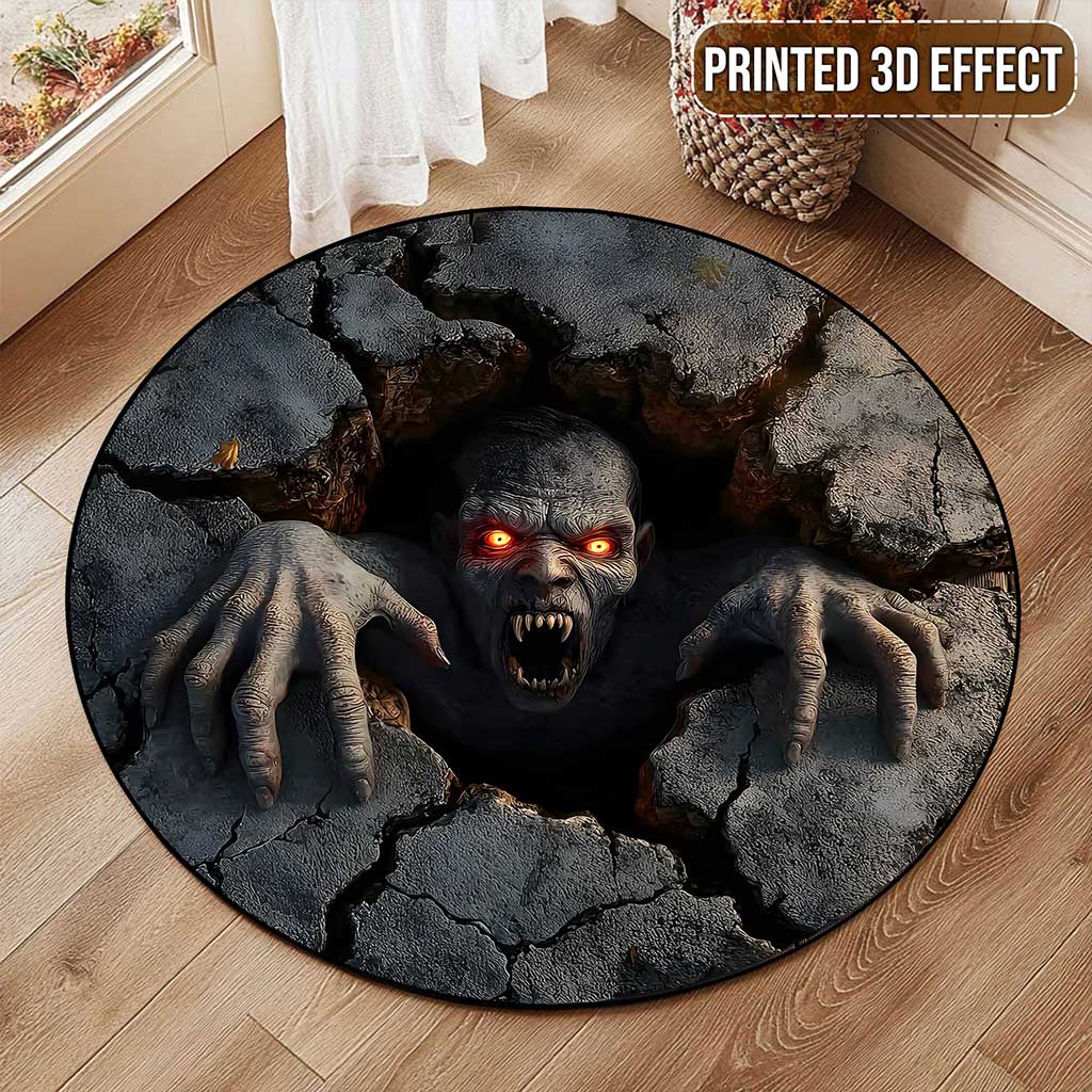 Monster Halloween 3D Printed Rug UKTZ5220906