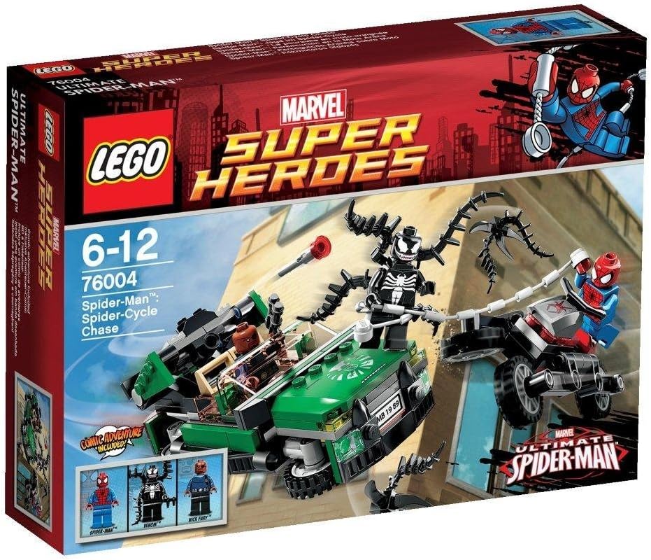 LEGO Marvel 76004 Spider-Man: Spider-Cycle Chase