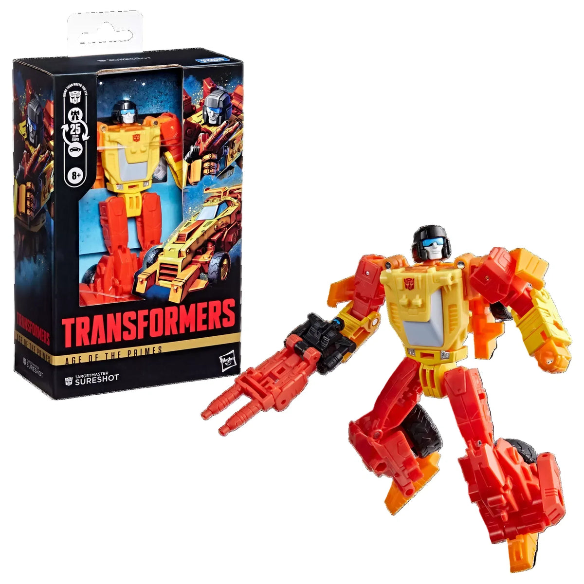 Transformers Age of the Primes Deluxe Class Targetmaster Sureshot