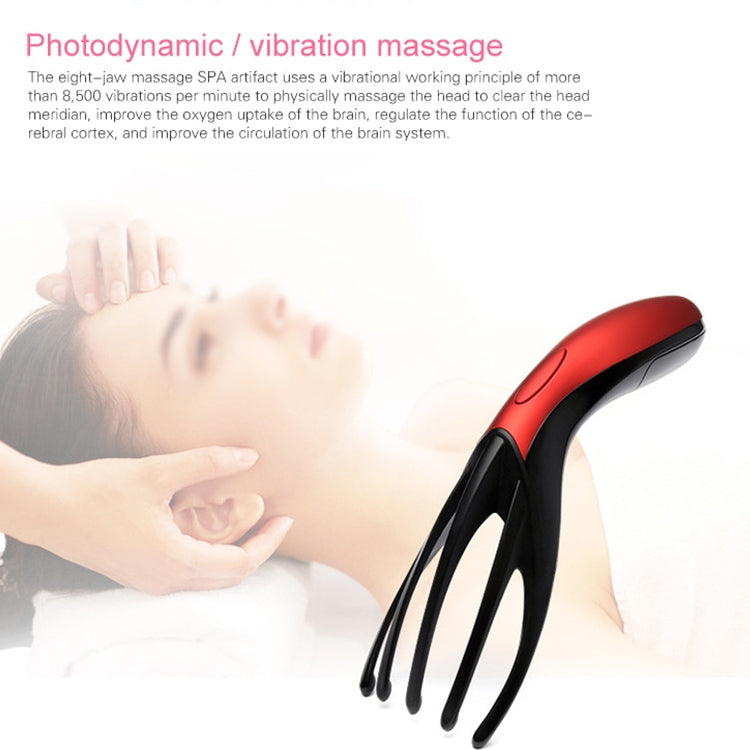 Mini Portable Rechargeable Multifunctional Head Massager Massage Comb, Rechargeable
