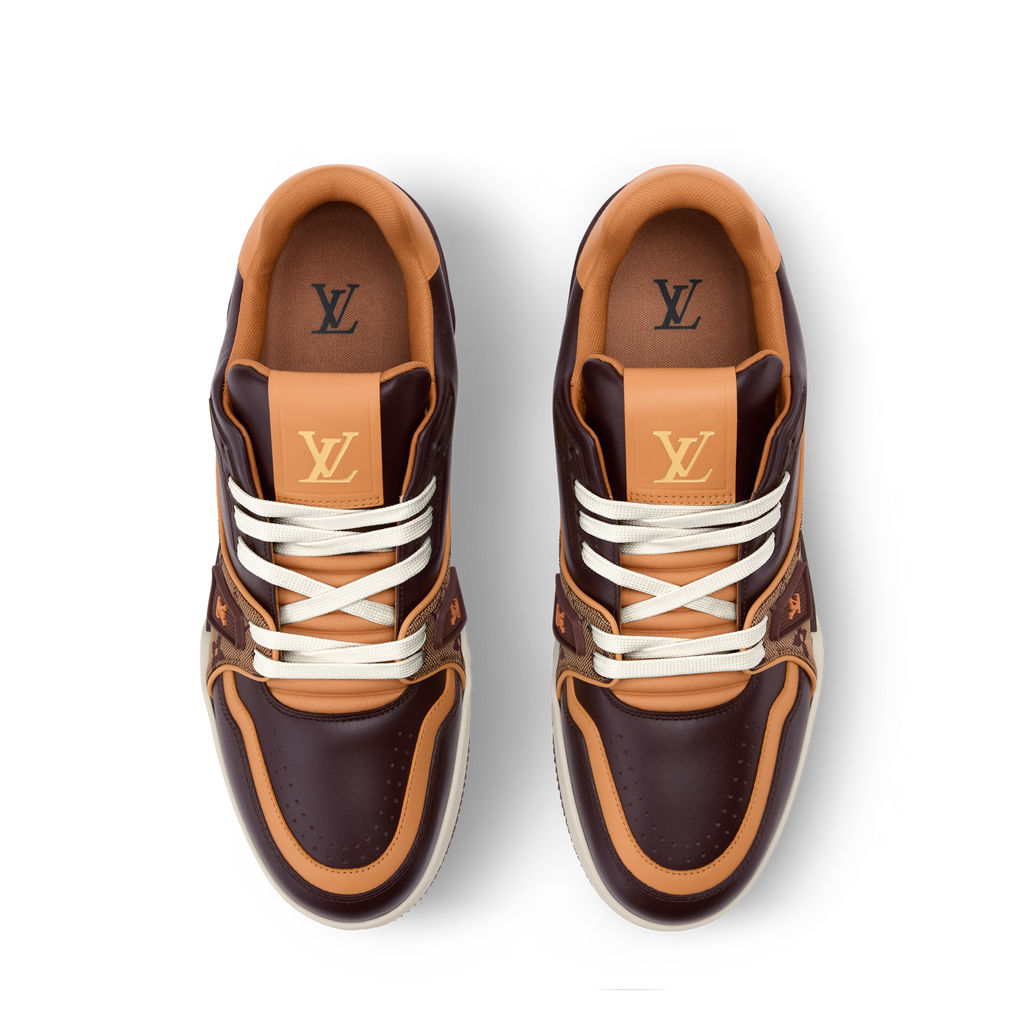 Louis Vuitton LV Trainer Brown Monogram Leather Sneaker