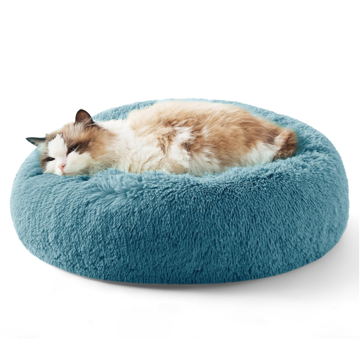 Calming Donut Bed for Dogs and Cats