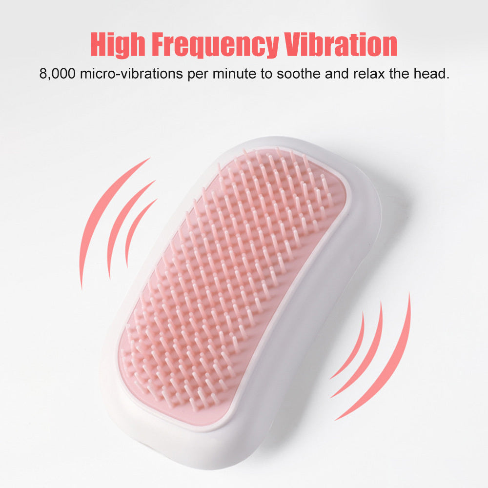 Electric Scalp Massager – Battery-Powered Head Massage Brush for Scalp Care