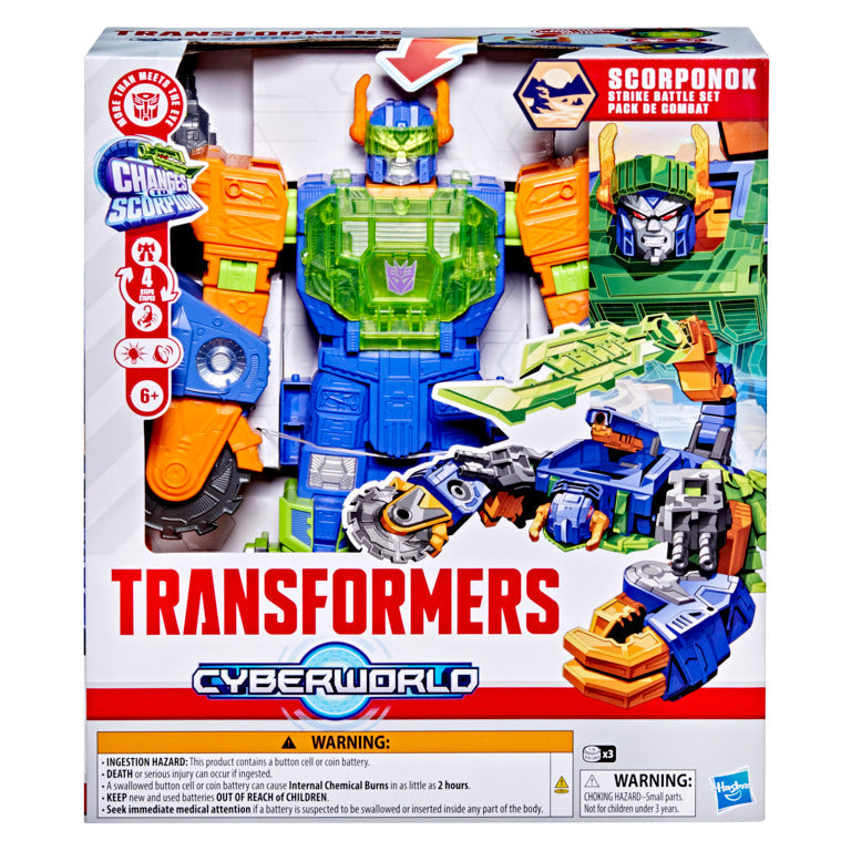 Transformers Cyberworld Scorponok Strike Battle Set